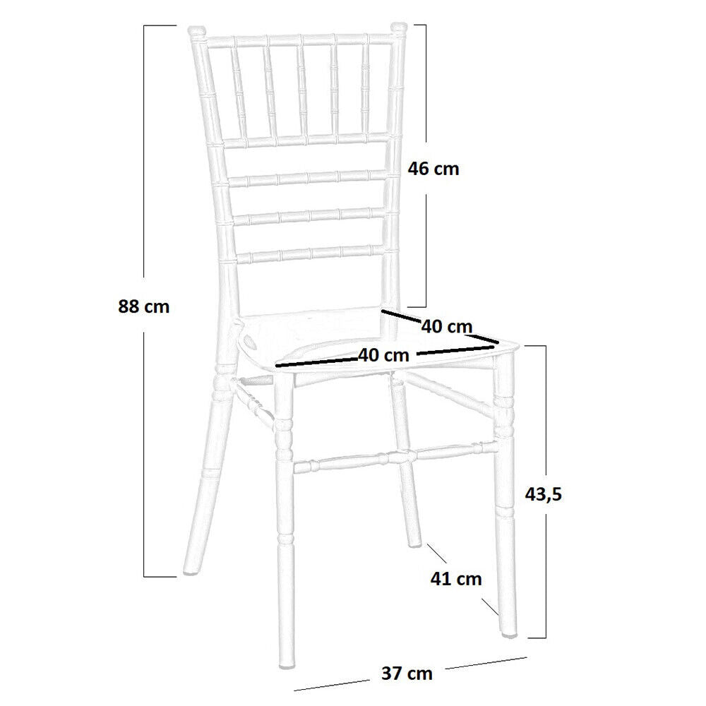Sedia chiavarina in plastica colore grigio modello rinforzato
