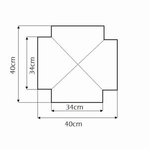 Sedile in paglia palustre per sedia taverna 40x40
