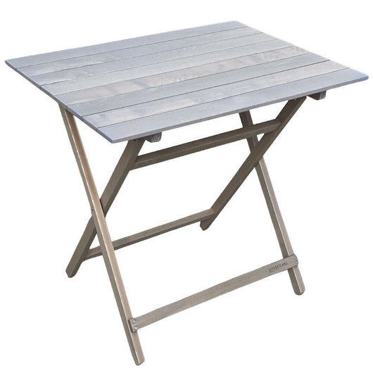 Tavolino picnic grigio in legno da cm 100 x 60