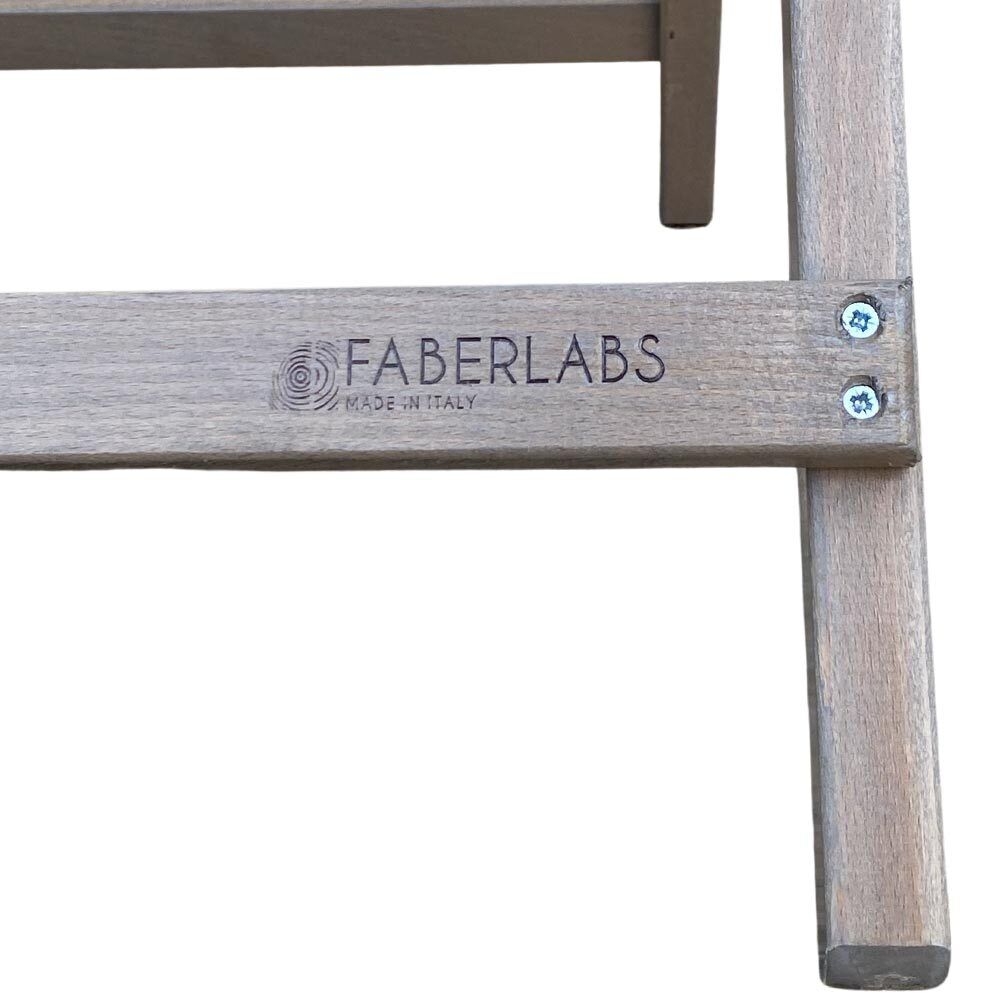 Tavolino picnic grigio in legno da cm 100 x 60