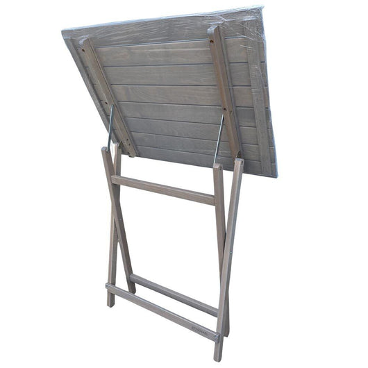 Tavolino picnic grigio in legno da cm 100 x 60