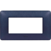 Placca Bticino Matix 4 moduli blu mercurio AM4804TBM