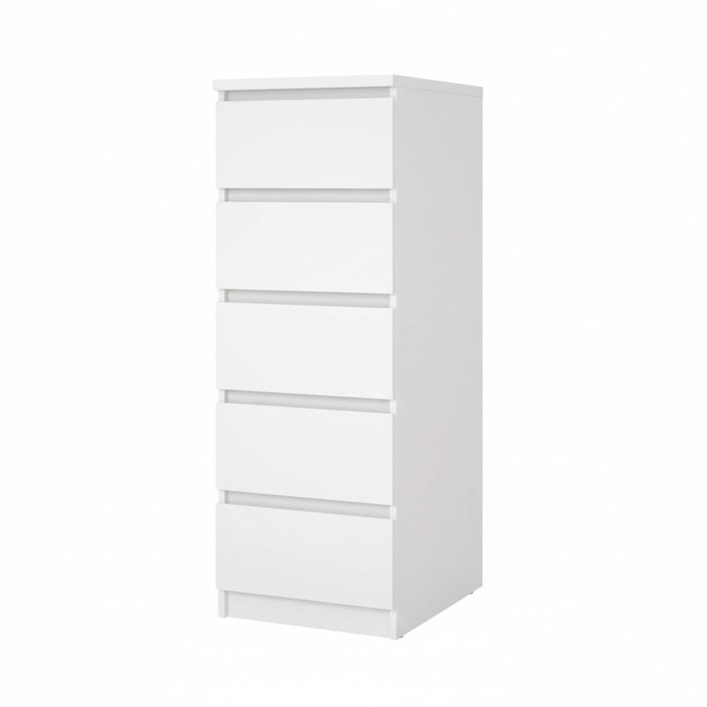 KIT CASSETTIERA NAIA 5 CASS 40X50X111CM BIANCO- 1,0 pz