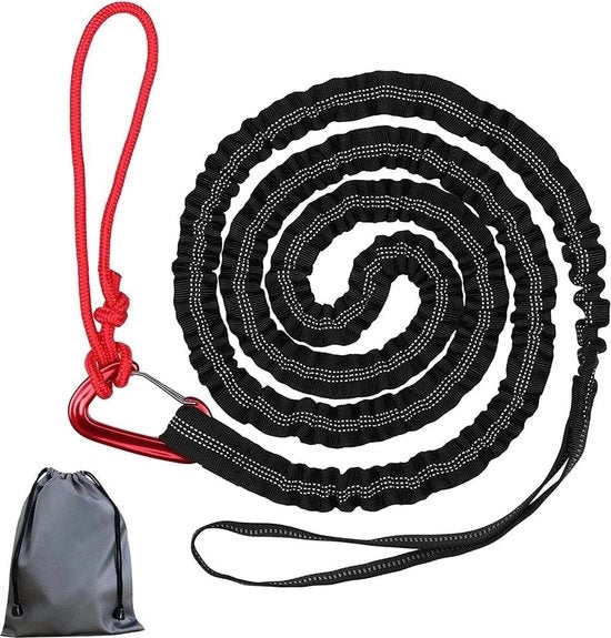 Sleeptouw per mountain bike - fune per bambini - elastica - per biciclette da mountain bike.
