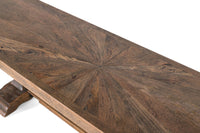 Panca realizzata a mano in legno di mango 180 cm