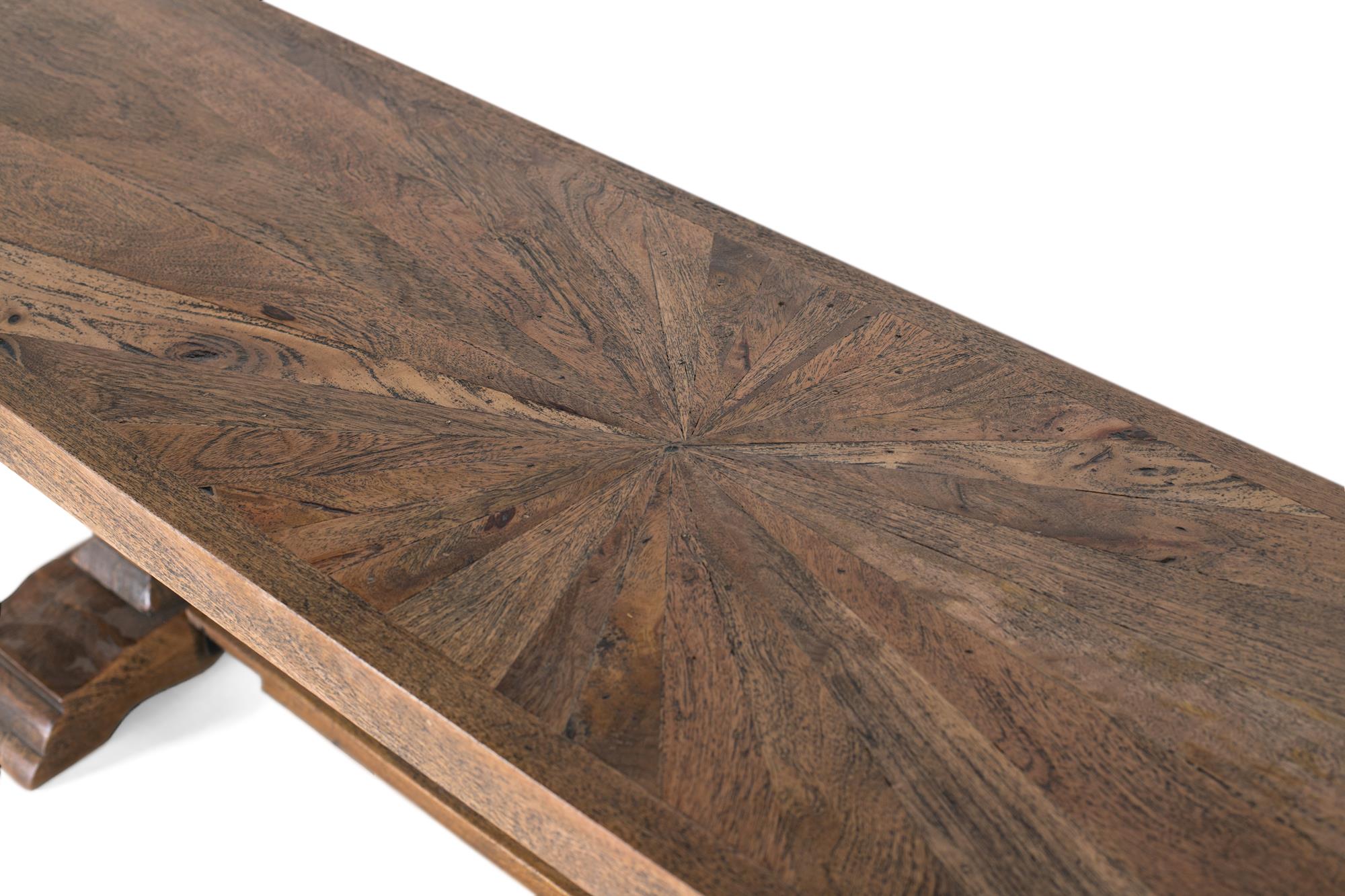 Panca realizzata a mano in legno di mango 180 cm