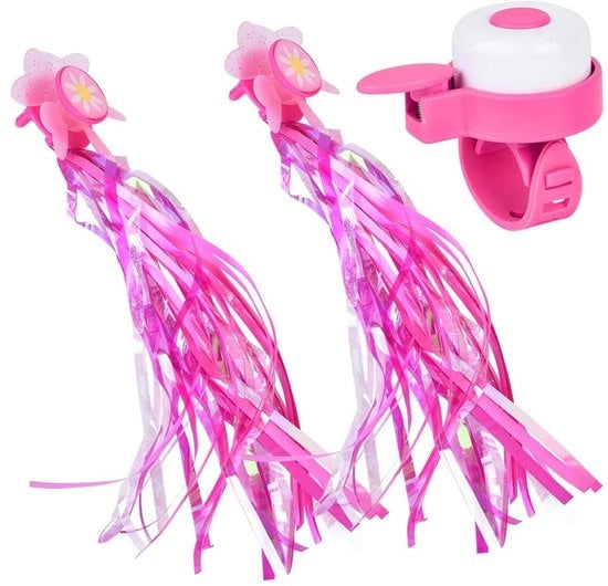 Accessorio per Bicicletta - Regolabile Dimensione - Cintura Universale - Facile da Installare - Adatto per Tricicli/Scooters/Biciclette - Suono Forte e Piacevole - Accessorio per Bicicletta