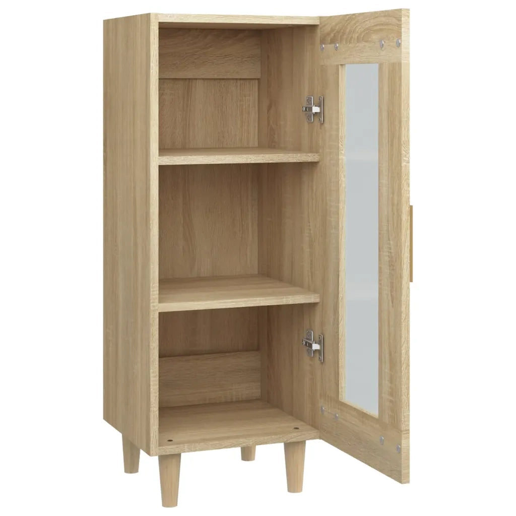 Credenza Rovere Sonoma 34,5x34x90 cm in Legno Multistrato cod mxl 19763