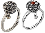 Anelli in ottone regolabili - Set da 2 - Design antico - Senza nichel/ipergiante