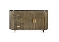 Credenza in legno di mango e bronzo 150 cm