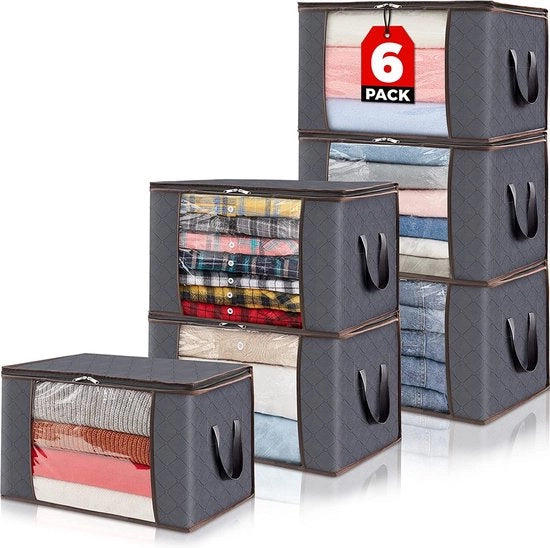 Set di contenitori per la conservazione di abbigliamento - grande set di contenitori per la conservazione di abbigliamento 

Modello: 123456
Dimensioni: 50x30x20 cm
Capacità: 10 litri
Materiale: Poliestere