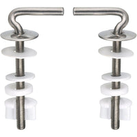 Cornat tec364896 - cerniera per sedile wc con fissaggio rapido,