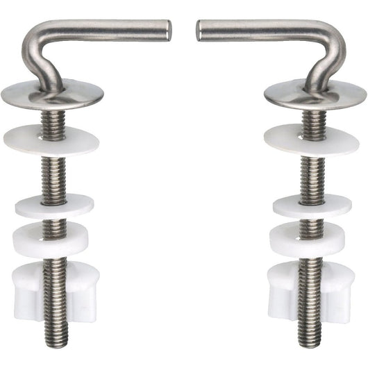 Cornat tec364896 - cerniera per sedile wc con fissaggio rapido,