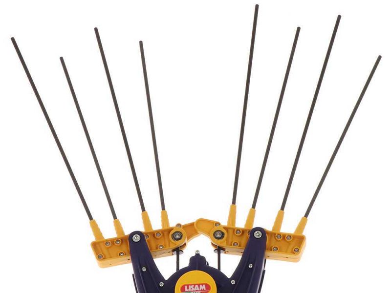 Abacchiatore per olive a batteria Avatar Lisam con asta telescopica e cavo di alimentazione