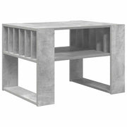 Tavolino da salotto | Tavolino da caff¨¨ | Tavolino da Soggiorno Grigio cemento 66 x 49,5 x 45 cm