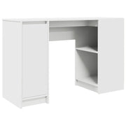 Scrivania | Tavolo da Ufficio Bianca 120x42x76 cm in Legno Multistrato
