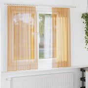 Tende in Voile con Tasche per Aste 2 pz Arancio 4102192