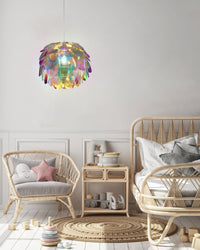 Lampada a Sospensione da Interno  E27 in Metallo Cromo