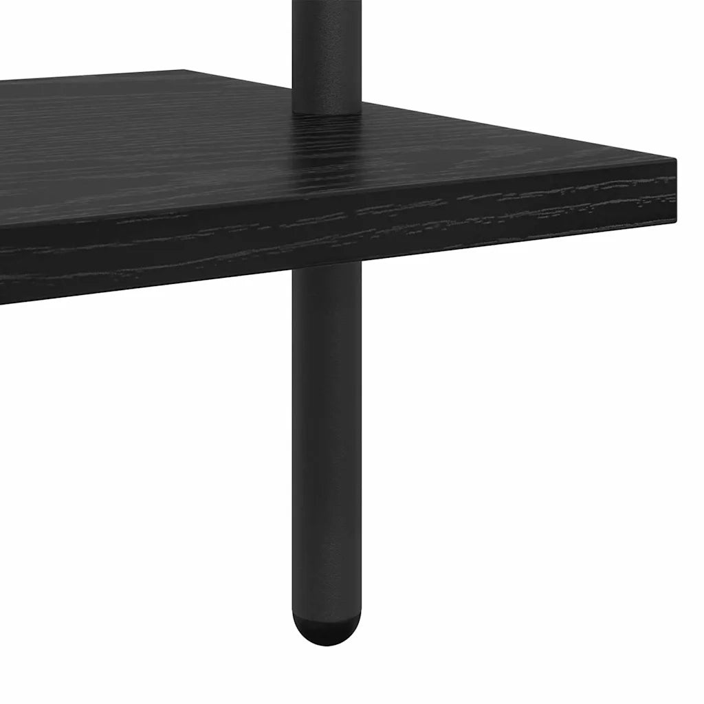 Libreria Rovere Nero 60 x 24 x 203 cm Legno multistrato