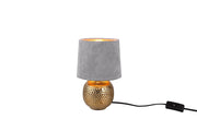 Lampada tavolo da Interno a LED in Ceramica Oro