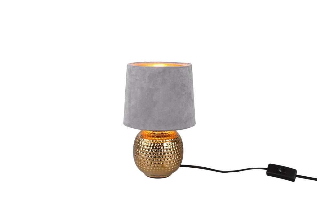 Lampada tavolo da Interno a LED in Ceramica Oro