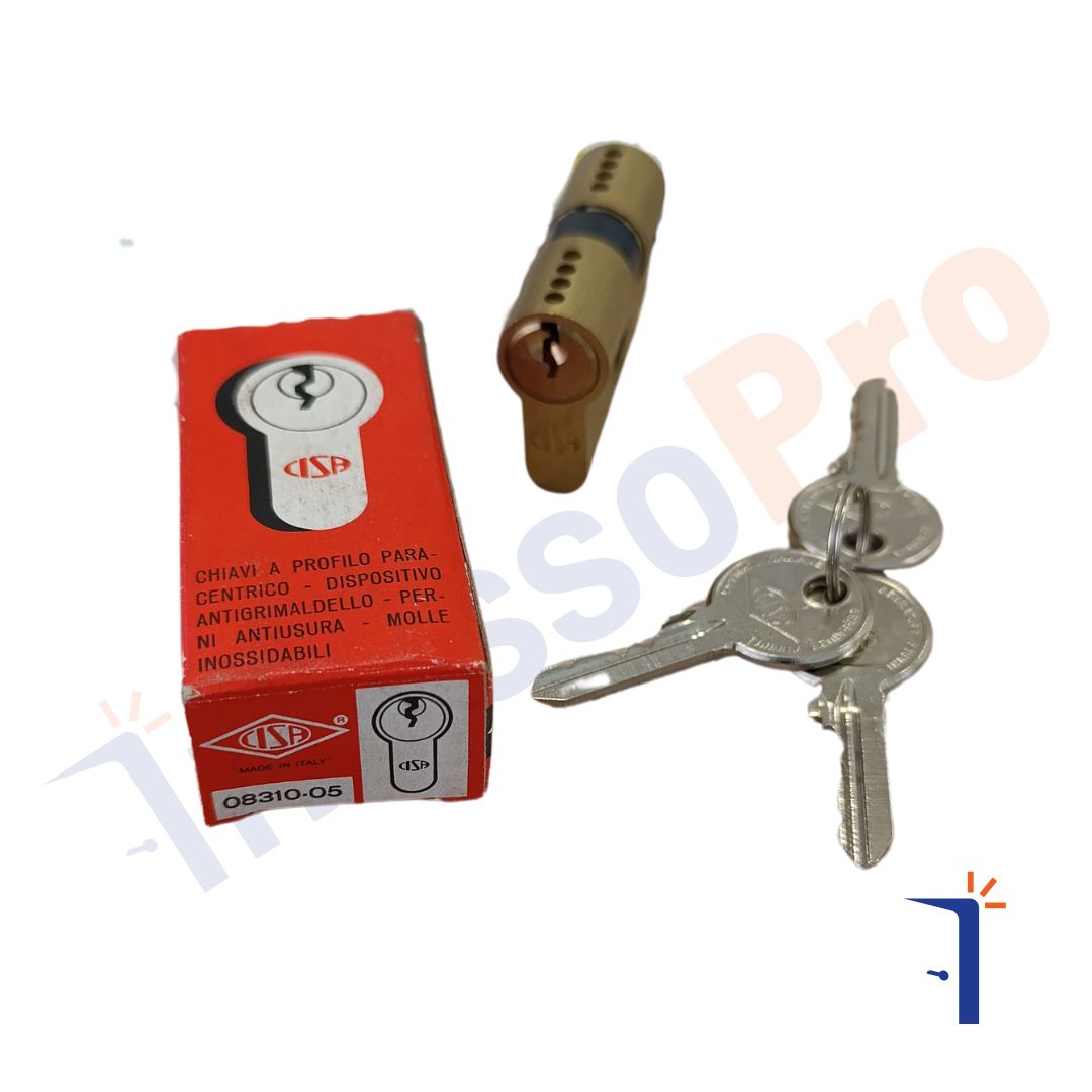 Cilindro in ottone CISA 08310-05 serratura foro Yale
