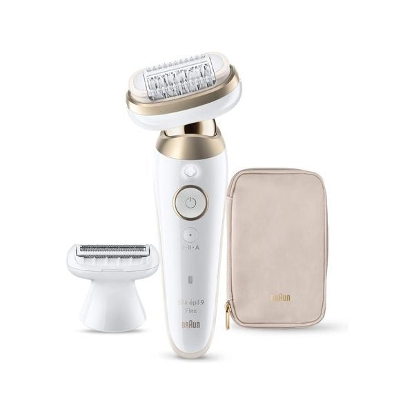 Epilatore braun ses9 030 silk epil 9 flex 3d white e gold