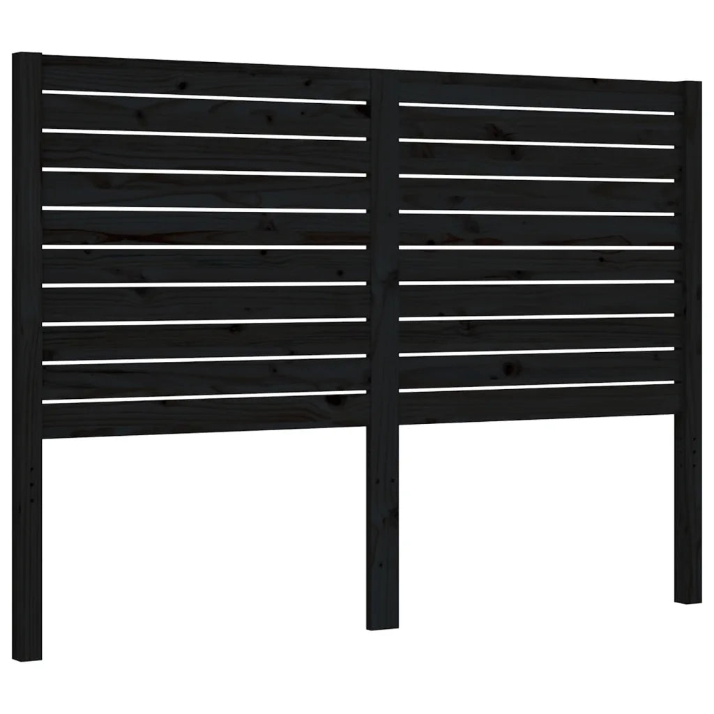 Giroletto con Testiera Nero Double in Legno Massello 3193185