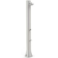 Doccia Solare In Polietilene Big Happy Five 40 Litri Con Lavapiedi Colore Bianca Cv-F620/9003