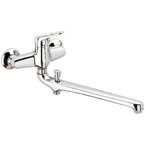 Rubinetto lavabo/vasca con bocca fusa lunga - serie remix