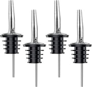 Set di 4 pezzi di misuratori di liquido - bottiglie - doppi - in acciaio inox - per cocktail - alta qualità