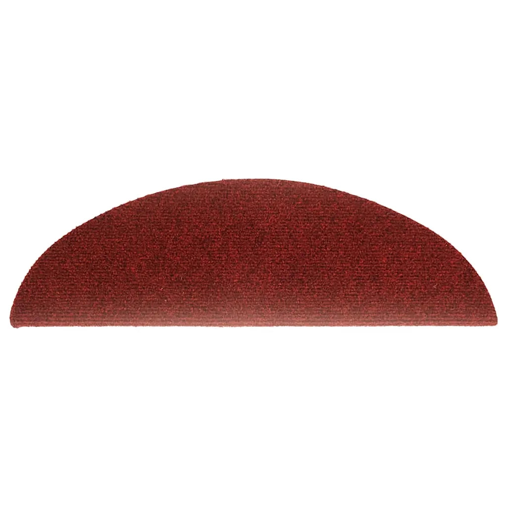 Tappetini Autoadesivi per Scale 30 pz Rossi 56x17x3 cm