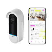OMAJIN by Netatmo Campanello Intelligente 2K wireless. batteria. suoneria inclusa. rilevamento movimenti/persone. IP65. monitoraggio zone. audio bidirezionale. archiviazione SD/Cloud. OVD-01