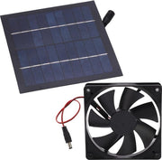 Ventilatore solare portatile - 20W celle solari monocrystalline - Mini aspiratore - IP65 impermeabile all'acqua - Portatile - Domestico - Per cucine e serra.