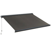 Tenda da sole elettrica ¨C zephmum ¨C grigio scuro, metallo, 300x250 cm