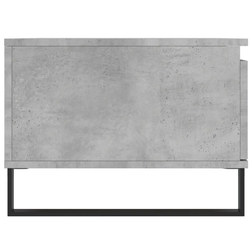 Tavolino salotto | Tavolino da caff¨¨ | Tavolino da Soggiorno Grigio Cemento 90x50x36,5 cm Legno Multistrato