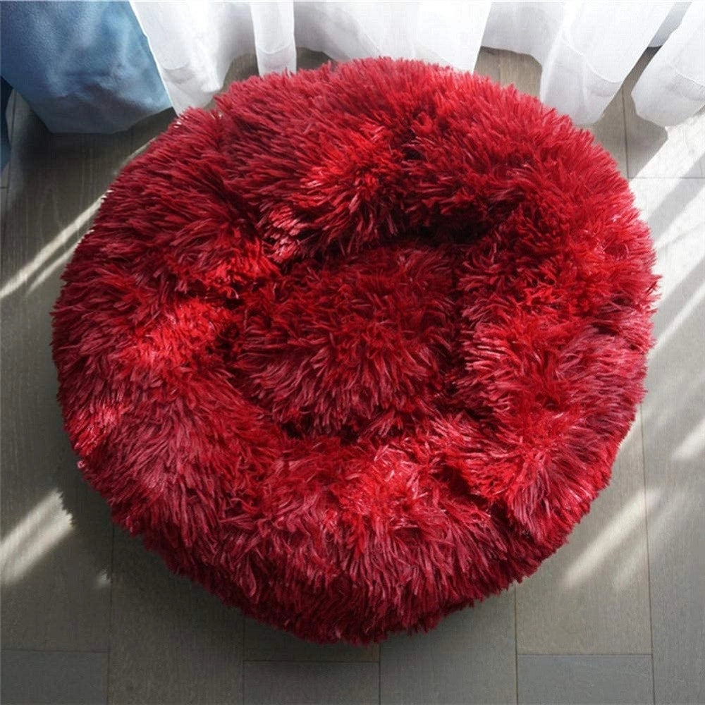 Trade Shop - Cuccia In Velluto Peluche Lavabile Super Morbida Per Cani Gatti Animali Da 80 Cm -