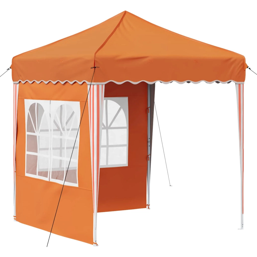 Tenda per feste a pop-up-Gazebo Arancione 195 x 195 x 245 cm 177660