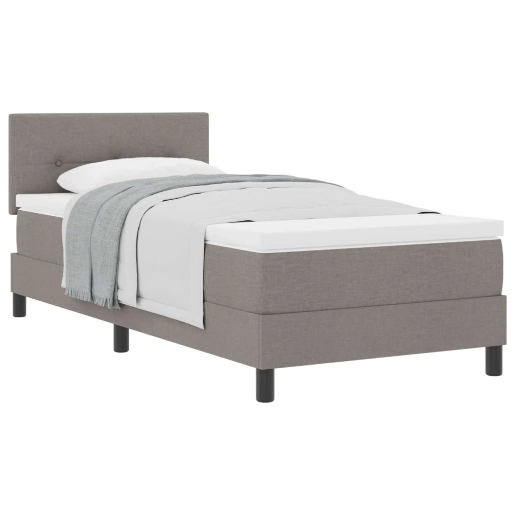 Letto a molle con testiera Talpa 90 x 190 cm Tessuto 3338654
