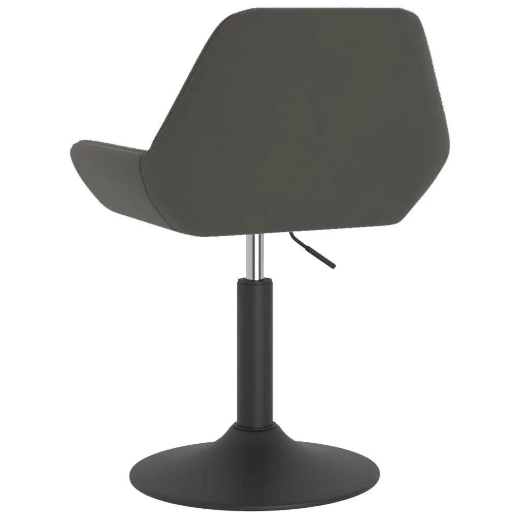 Sgabello da Bar Grigio Scuro in Velluto cod mxl 57402