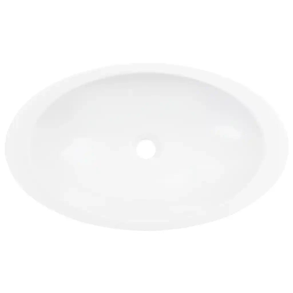 Lavandino 59,3x35,1x10,7 cm Blocco in Marmo/Minerale Bianco CFW4745133