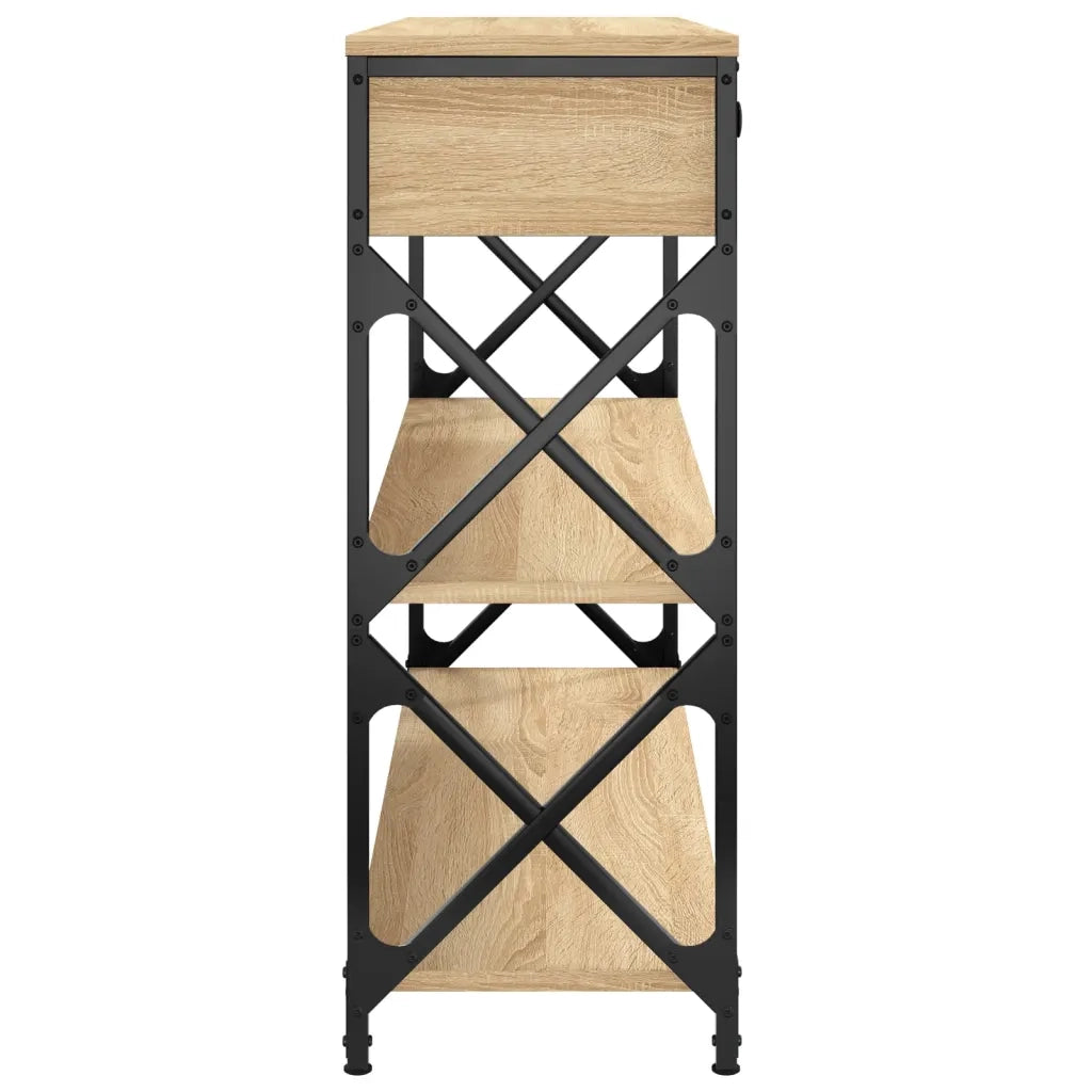 Tavolo Consolle | Tavolo d'Ingresso Rovere Sonoma 100x28x75 cm in Legno Multistrato