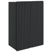 Mobiletto a muro Nero 66 x 34,5 x 92 cm Legno ingegnerizzato 898226