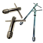 Trade Shop - Chiave A T Giramaschio A Cricchetto Reversibile Manico Filiere M5 M3 100mm 120mm -