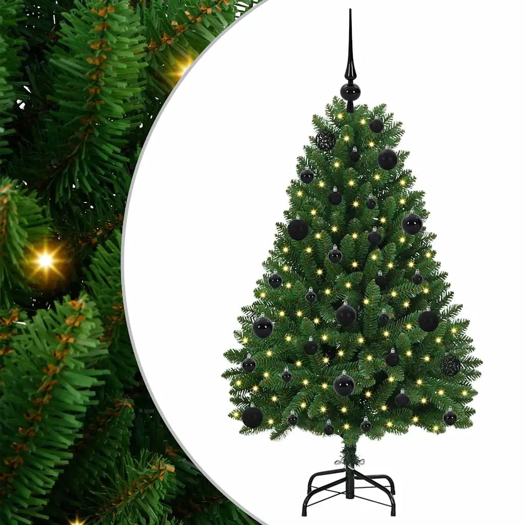 Albero di Natale artificiale Verde 120 cm PVC e Metallo 3395668