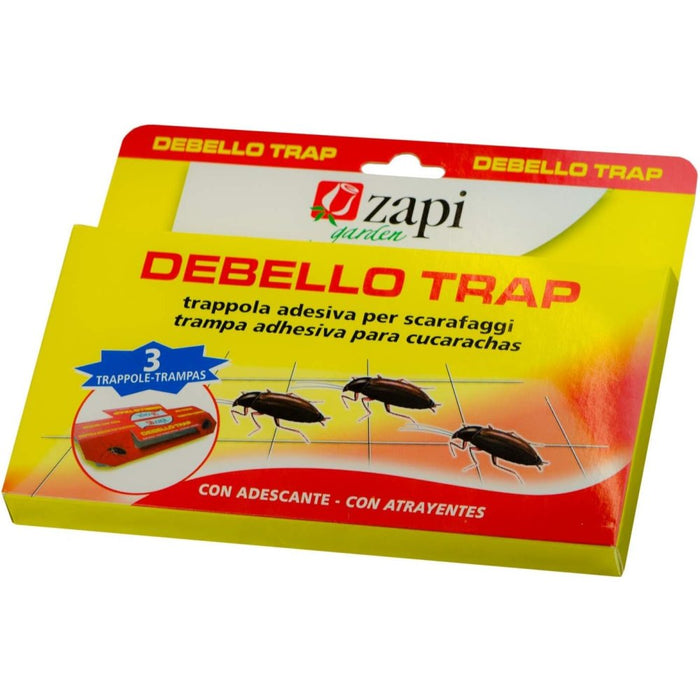 Debello trap - 3 trappole adesiv e zapi 421102