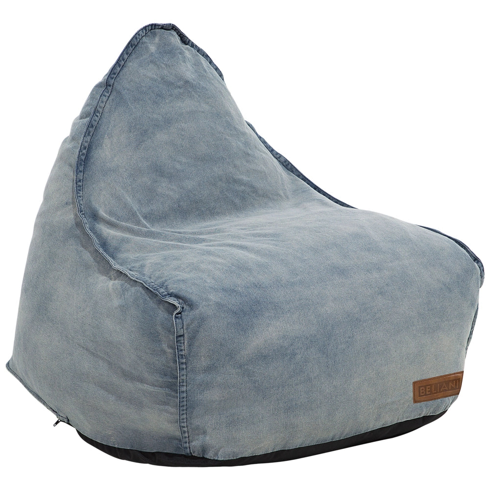 Sedia a sacco a goccia a goccia Sedia a Pour Poltrona sacco blu Sedia da gaming in denim moderno