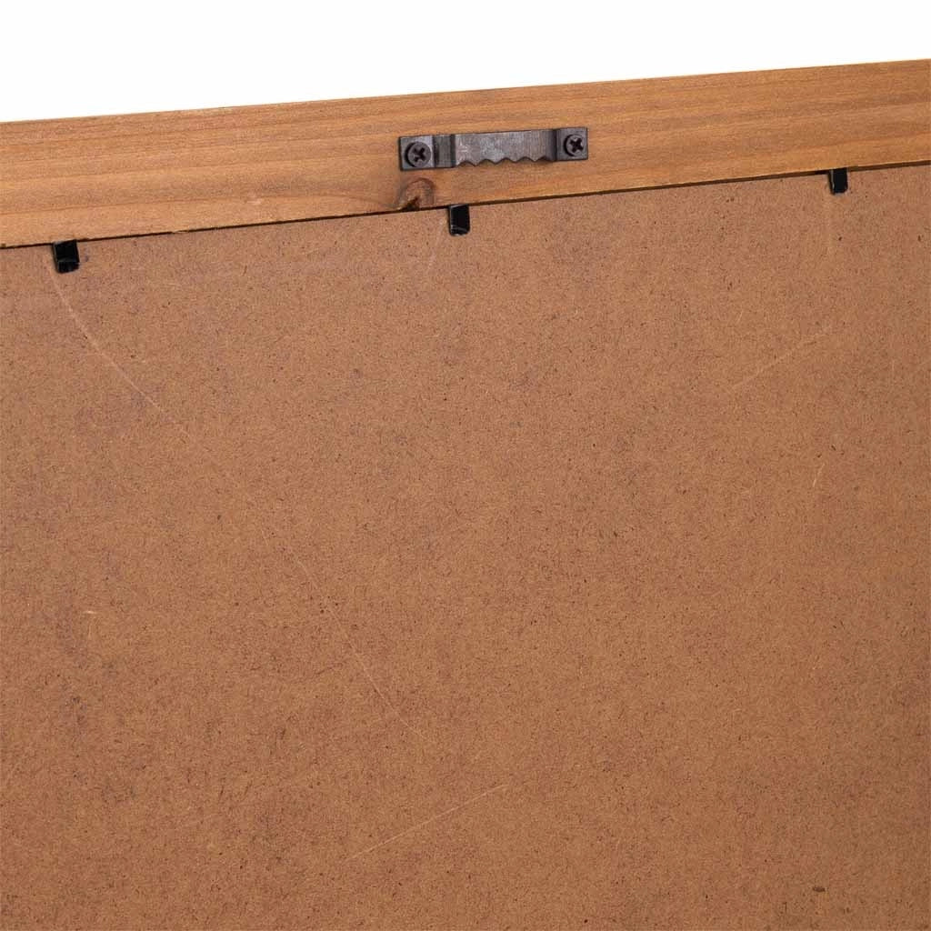 Cornice in legno e tessuto stampato