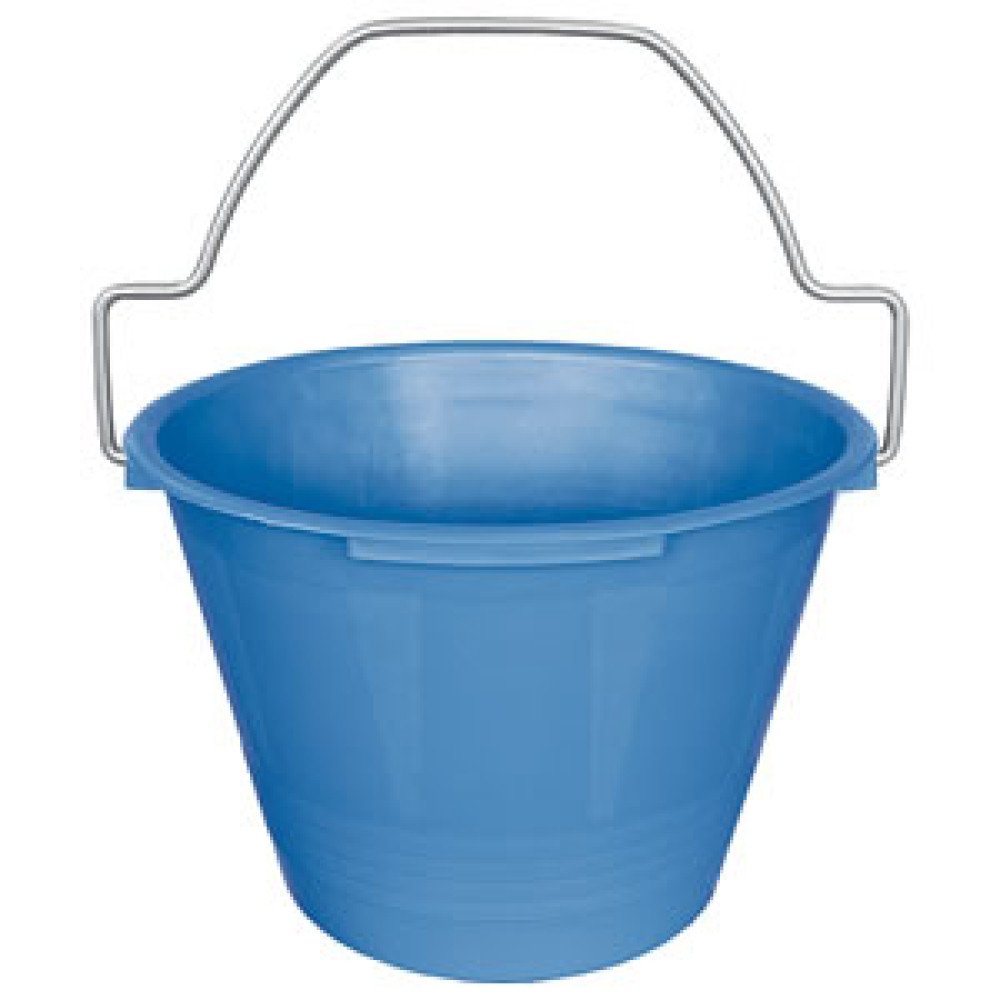 Secchio muratore d.36 lt.12 blu antinfortunio manico sagomato b0