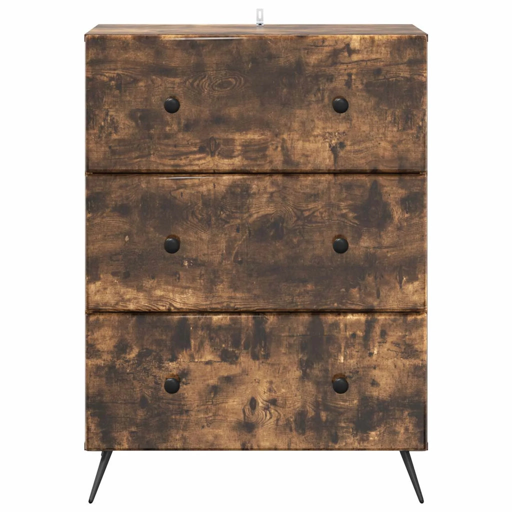 Mobile con Cassetti Rovere Fumo 66 x 34,5 x 90 cm